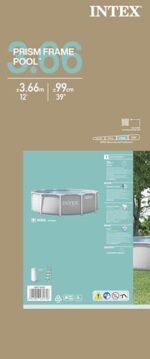 Intex Schwimmbecken Pool Ø 366 x 99 cm Frame Pool Set Prism Rondo 26716 - Image 2