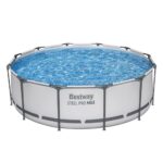 Bestway® Steel Pro MAX™ Aufstellpool-Set mit Filterpumpe Ø 366 x 100 cm, lichtgrau, rund - Image 2