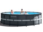 Intex 26330GN Frame Pool Set Ultra Rondo, Grau, 549 x 132 cm - Image 3