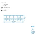 Bestway® Steel Pro MAX™ Aufstellpool Komplett-Set mit Filterpumpe Ø 457 x 122 cm, lichtgrau, rund - Image 14