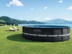 Intex 26330GN Frame Pool Set Ultra Rondo, Grau, 549 x 132 cm - Image 6