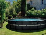 Intex 26330GN Frame Pool Set Ultra Rondo, Grau, 549 x 132 cm - Image 7