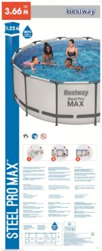 Bestway Stahl Pro Max 3,66 x 1,22 m Pool Set - Image 3