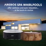 Arebos Whirlpool 190x120cm 2 Personen - Image 5