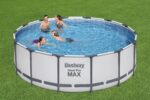 Bestway Steel Pro MAX Frame Pool Komplett-Set mit Filterpumpe Ø 427 x 122 cm, lichtgrau, rund - Image 13