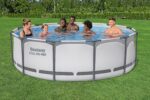 Bestway® Steel Pro MAX™ Aufstellpool-Set mit Filterpumpe Ø 366 x 100 cm, lichtgrau, rund - Image 10