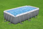 Bestway® Power Steel™ Solo Pool ohne Zubehör 404 x 201 x 100 cm, grau, eckig - Image 9